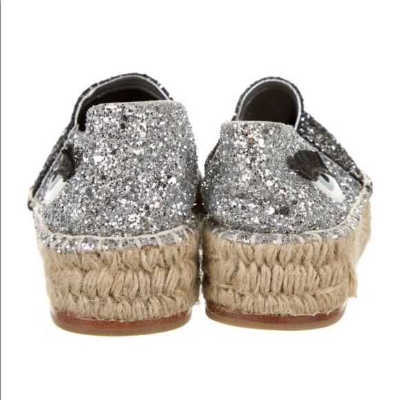 Chiara Ferragni colorblock espadrille sz 38 - Picture 3 of 9
